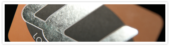 Metallic Colour Foil Business Cards