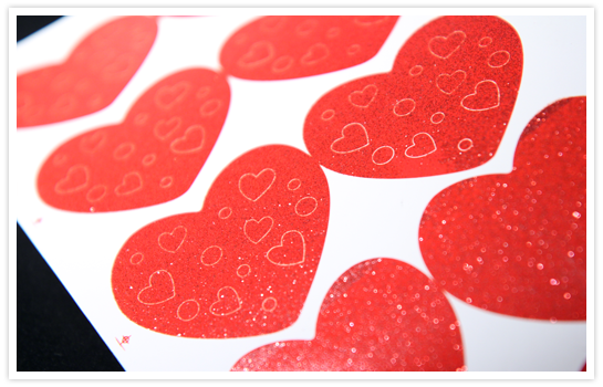 Glitter Powder Stickers